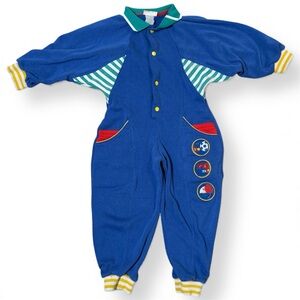 Rare Vintage McKids Colorblock Jumpsuit – 4T